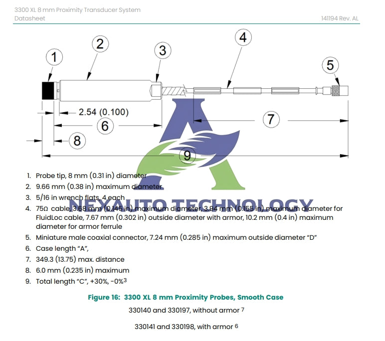 3300 XL ETR Extension Cable 330190-AAA-BB-CC : A Comprehensive Guide