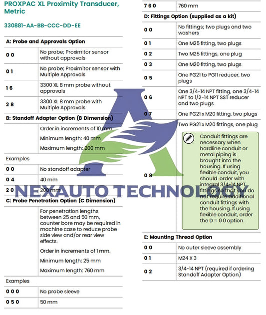 Bently Nevada Launches Advanced PROXPAC XL Transducer