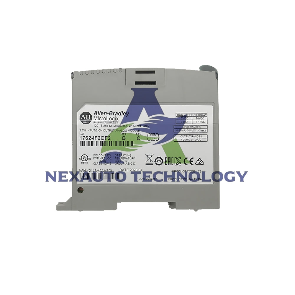 Módulo de Entrada/Saída 1762-IF2OF2 Allen-Bradley
