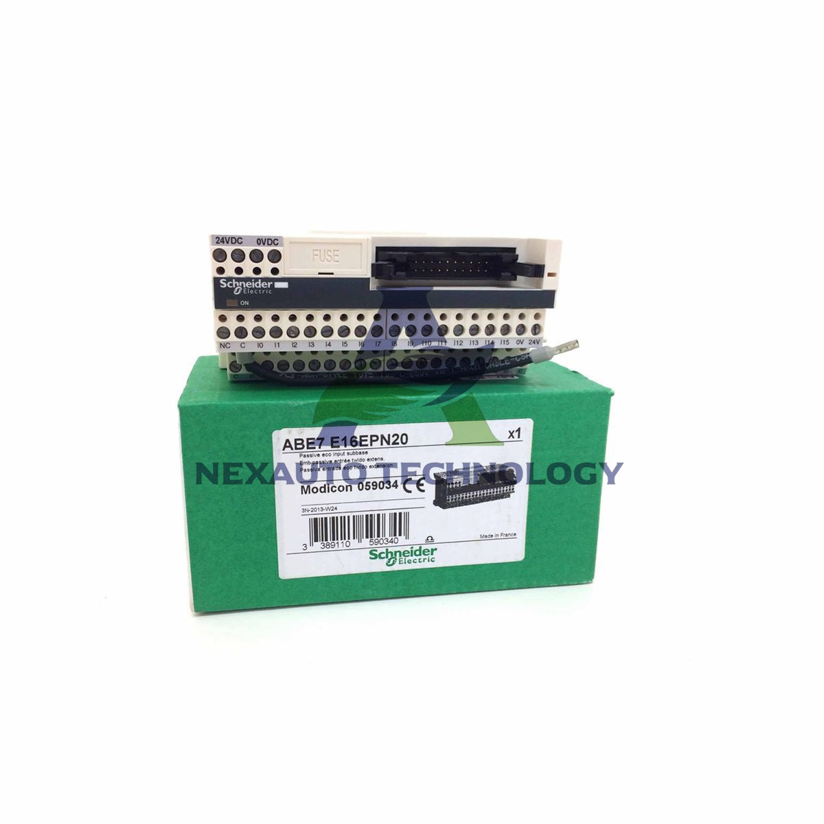 ABE7E16EPN20 Sous-base d'E/S 16 canaux 24V DC Schneider